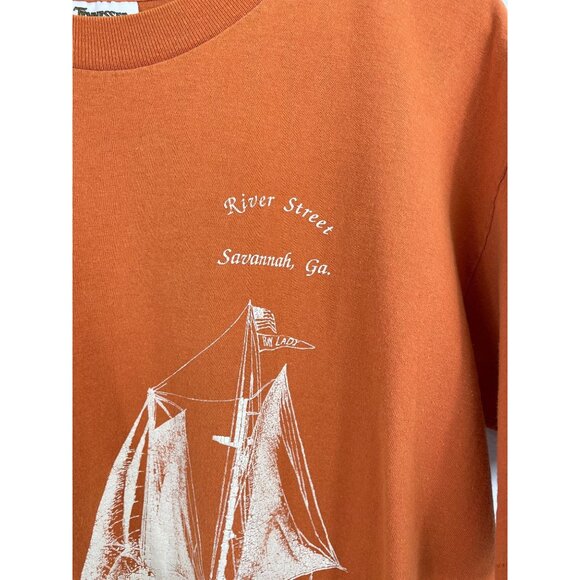Vintage Tennessee River Gold T-shirt Mens XL Single Stitch River St  Savannah Ga - Picture 3 of 8